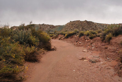 Stormy over the wash