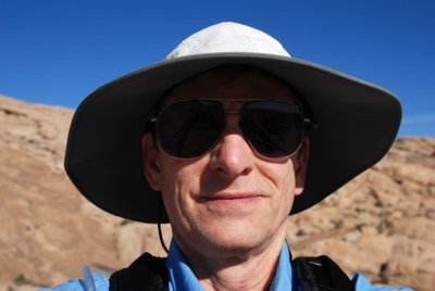 That barely-controlled smirk is a sign of sandstone intoxication
