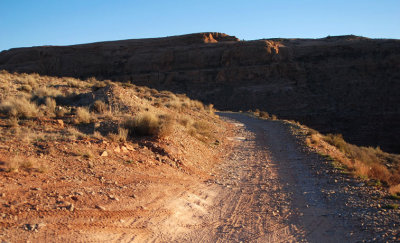 Poison Spider Mesa Trail---with no one else present