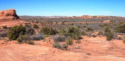 Bland landscape conceals an exciting canyon (my goal)