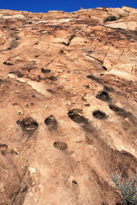 Holes in the rock