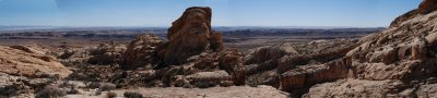 Looking back at terrain I have hiked through