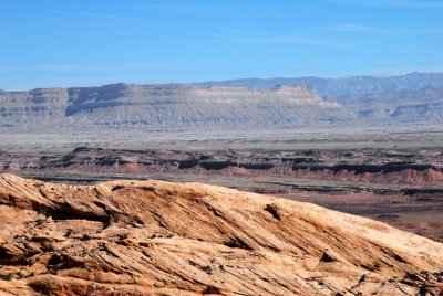 View of Book Cliffs from the survey marker