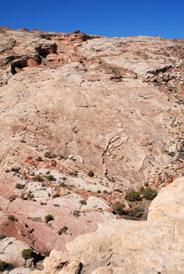 Terrain below and above