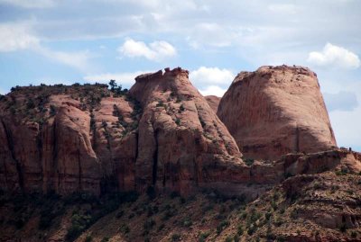 Fins of a sandstone Cadillac