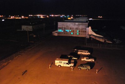 Hangar, seen from the control tower