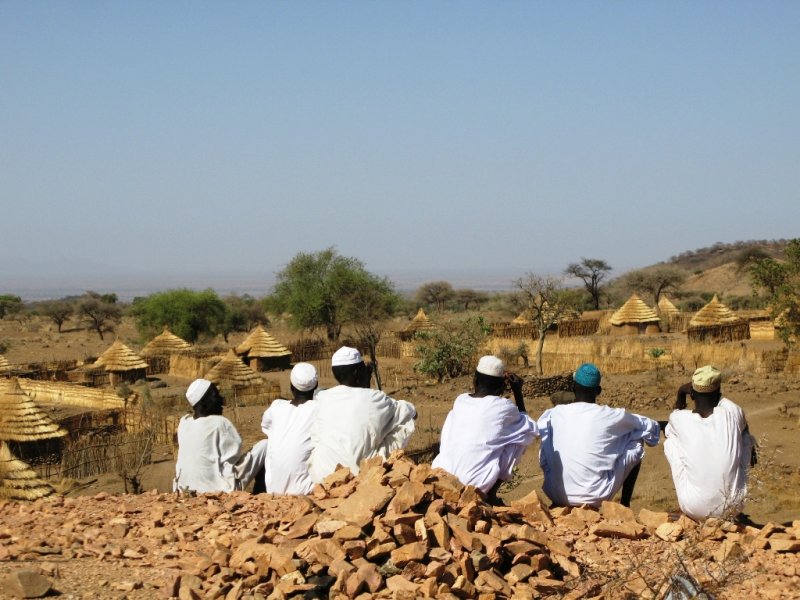 Men on the look-out