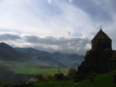 Haghpat Monastery - view towards Alaverdi