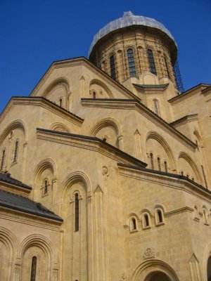 The huge Sameba Cathedral
