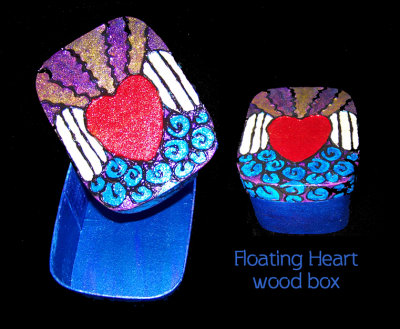 floating heart box