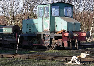Tanfield old diesel loco