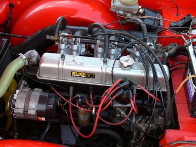 Triumph TR6 Engine.