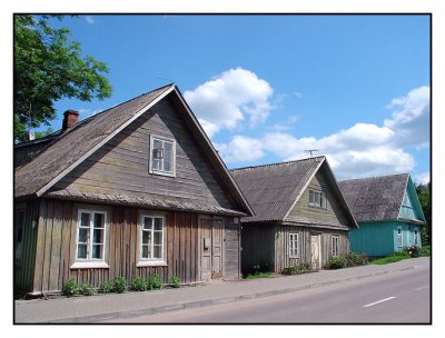 Wooden houses, Trakai