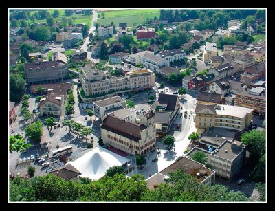 View of Vaduz, Liechtenstein
