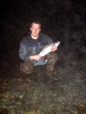 Jeremy With A Pink Salmon