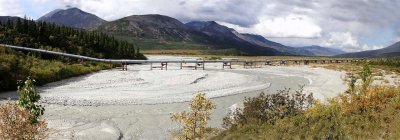 Alaskan Oil Pipeline Panoramic