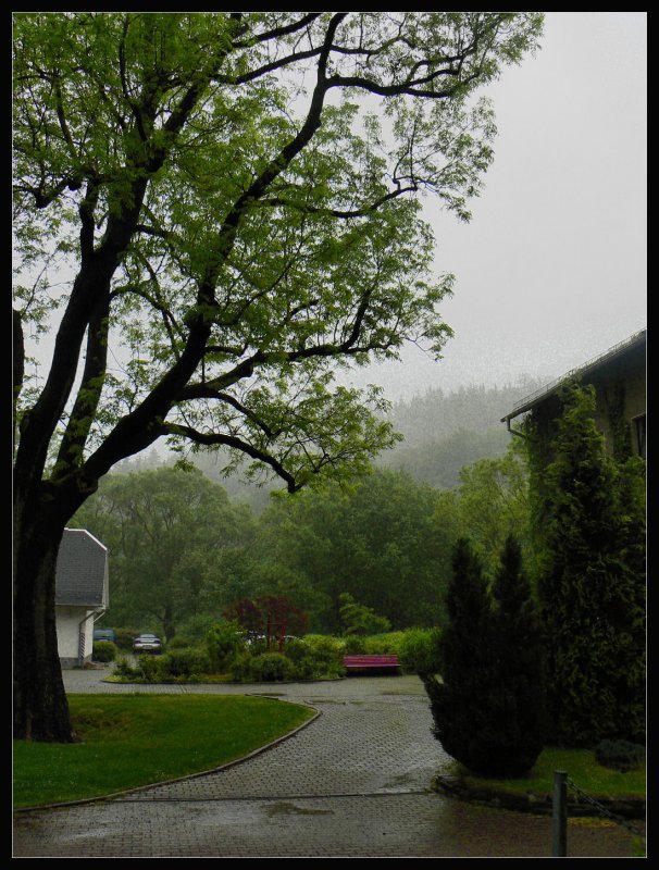 Rainy day inThringen
