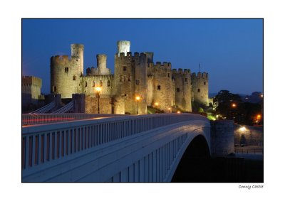 Conwy Castle at Night