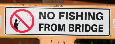 No fly fishing