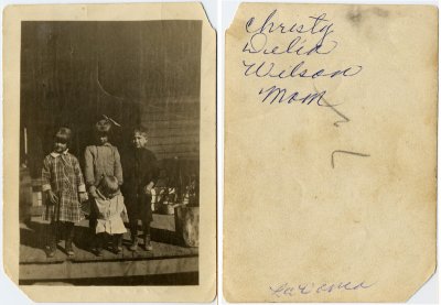 Christy, Delia, Wilson, & Mom(?)