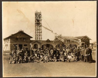 Santa Fe Train Depot in Amarillo, TX 1910