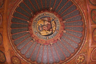 Sion Maison de Supersaxo ceiling detail