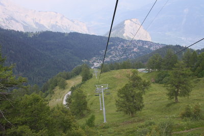 Down from Jorasse