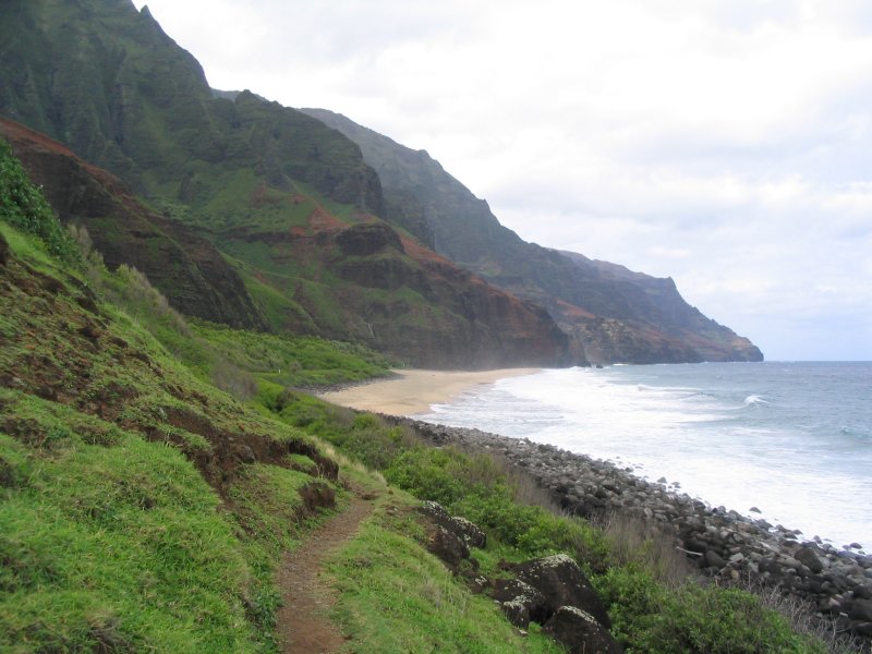 Kalalau beach