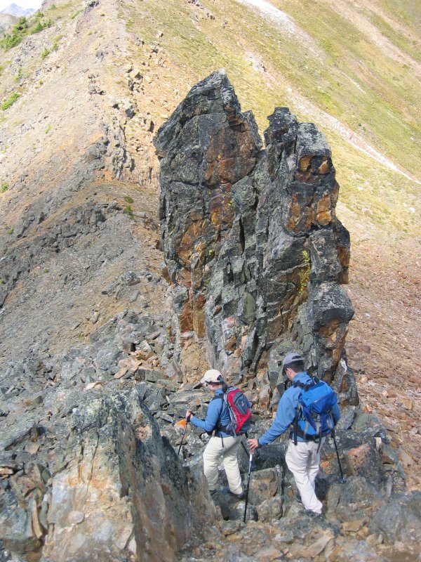 on Crenelation Ridge (taken by Steve Ogle)