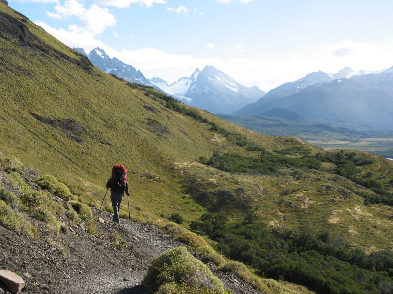 above Lago Paine