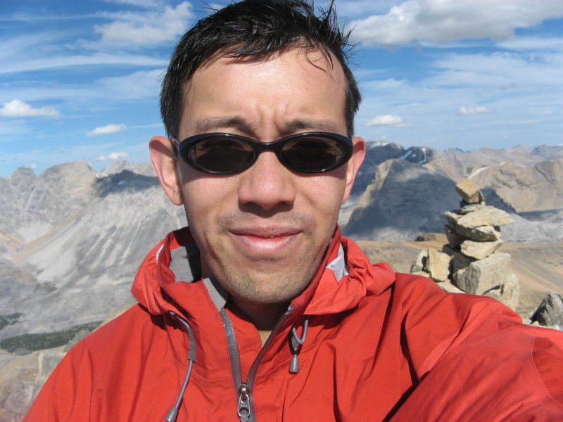 Andrew at the summit