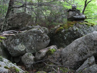 pile of rocks between Campamento Paso and Campamento Los Guardas
