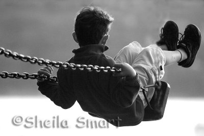 Boy on swing 