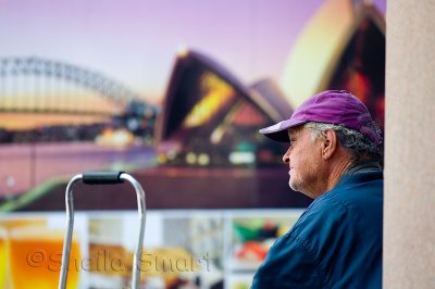 Man at Circular Quay