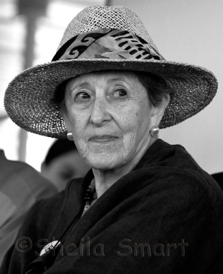 Lady on ferry 