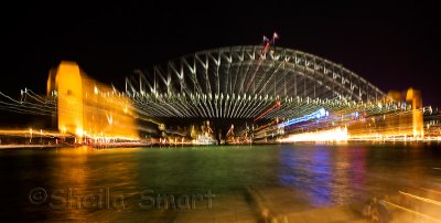 Zooming in on Sydney Harbour Bridge