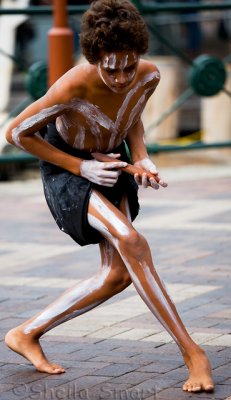 Aboriginal boy dancer