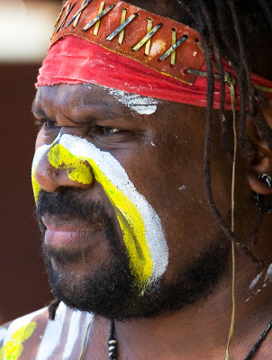 Aboriginal didge player