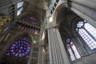 Interior of Reims cathedral
