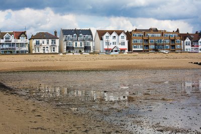 Houses on seafront at Southend