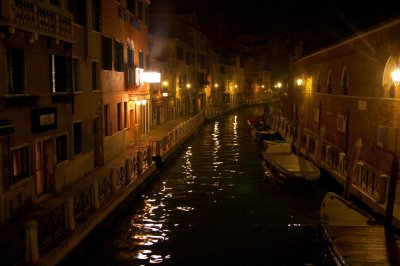 Venice at night