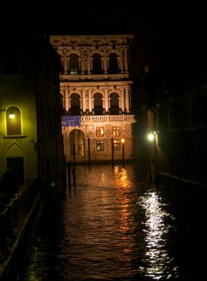 Venice at night