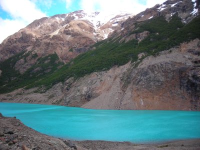 glacier fed lake