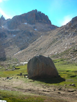 a boulder to boulder upon