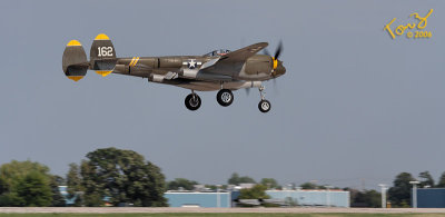 Plane Landing  P-38