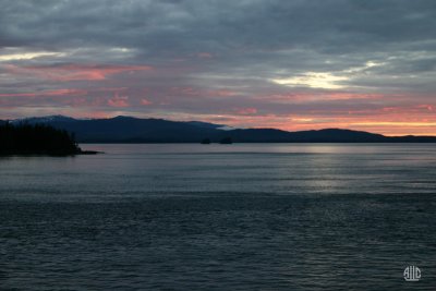 Inside Passage Sunset