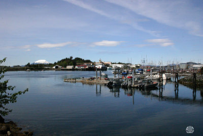 Sitka Japonski Channel with Mt Edgecumbe