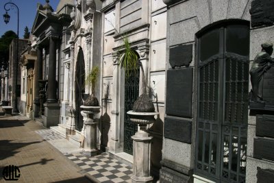Buenos Aires -  Recoleta Cemetery Street