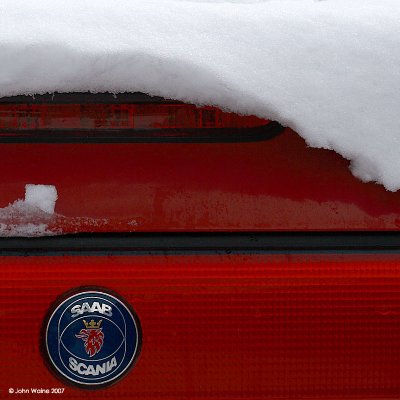 Snowy Saab