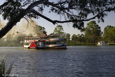 Paddle Steamer On The Murray River